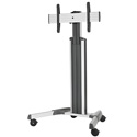 Photo of Chief Fusion Large Adjustable Mobile TV Cart - Silver