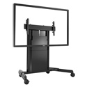 Chief Fusion Large Dynamic Height Adjustable Mobile Display Cart - Black