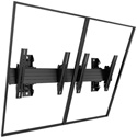 Chief Fusion Large 2x1 Menu Board Wall Mount - For Flat Panel Displays - Black