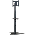 Chief MF16000B Medium Flat Panel Floor Stand without Interface - Black