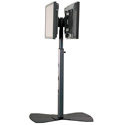 Chief MF26000S Medium Flat Panel Dual Display Floor Stand without Interface - Silver