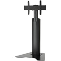 Chief Fusion Medium Height-Adjustable Floor Stand Display Mount - Black