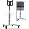 Chief MFC-U Universal Flat Panel Mobile Display Stand (Silver)