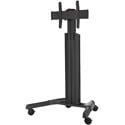 Photo of Chief MPAUB Medium Fusion Manual Height Adjustable Mobile TV Cart - Black