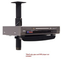 Chief VCR or DVD Component Pole Shelf - Black