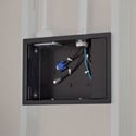 Chief Proximity In-Wall Storage Box with Flange - Black