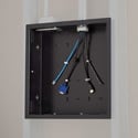 Photo of Chief Large In-Wall Storage Box with Flange - Black