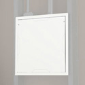 Photo of Chief Large In-Wall Storage Box with White Flange and Cover - Black