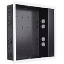 Photo of Chief Proximity In-Wall Storage Box with 4 Power Receptacle and Surge - Black