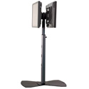Chief PF22000B Large Flat Panel Dual Display Floor Stand without Interfaces