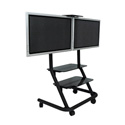 Chief PPD2000 Dual Display Video Conferencing TV Cart