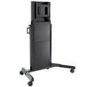 Chief XPD1U Extra-Large Fusion Electric Height Adjust Floor Cart - 26 Inch Vertical Lift - 200x200 VESA - 310lb Max