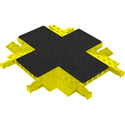 Photo of Checkers YJ5X-125 5-Channel Heavy Duty Yellow Jacket 4-Way Cross - Black Li