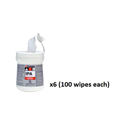 Photo of Chemtronics SIP91P Isopropyl Alcohol Wipes Presaturated with 91 Percent IPA - Six 100-Packs