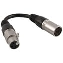 Photo of Chauvet DMX3F5M DMX Cable 3-Pin Female to 5-Pin Male - 6 Inch