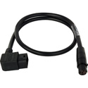 Laird CION-VFPWR-18IN Viewfinder Power Cable w/ Right Angle D-Tap for AJA CION Camera & Cineroid EVF4RVW - 18 Inch