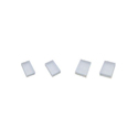 City Theatrical 6690-1 End Caps for Aluminum Extrusion used with QolorFLEX LED Tape - 10 Pack