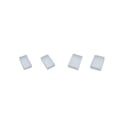 City Theatrical 6690-1 End Caps for Aluminum Extrusion used with QolorFLEX LED Tape - 10 Pack