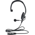 Photo of Clear-Com CC-15-X4 Single Ear Medium Weight 4-Pin XLR-F Headset for RS-700 Beltpacks