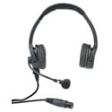 Clear-Com CC-220-X4 Premium Lightweight Double On Ear Intercom Headset - Field Removable Four-pin Female XLR