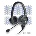 Photo of Clear-Com CC-220-X5 Lightweight Double-Ear Headset with 5-Pin Male XLR