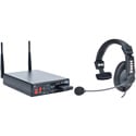 Photo of Clear-Com CZ11462 DX121 2.4GHz Single Digital Wireless Intercom System w/ HS-15 Headset
