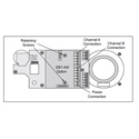 Clear-Com EB7-4W Encore Intercom System 1 Channel 4 Wire Headset Adapter Module for KB Speaker Stations