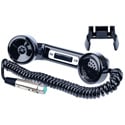 Clear-Com HS-6 Telephone-Style Intercom Handset with a 4 Pin Female Connector/Coiled Cord & Push to Talk Button
