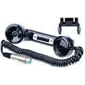 Photo of Clear-Com HS-6 Telephone-Style Intercom Handset with a 4 Pin Female Connector/Coiled Cord & Push to Talk Button