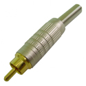 Calrad 30-307 Pro Quality RCA Plug with Spring Strain Relief