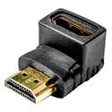 Photo of Calrad 35-714A HDMI Right Angle HDMI Jack to HDMI Jack Adapter Down Angled 270 Degrees