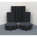 Photo of Clearsonic SP10D StudioPac 10 18-piece Sorber Sound Absorption Baffle Acoustic Treatment Package - Dark Gray