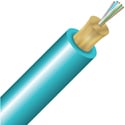 Cleerline 6D50125MOM3P 6 Strand 50/125 Multimode OM3 SSF-S Fiber Cable - 1000 Foot