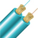 Cleerline D50125MOM3P 2-Fiber 50/125 OM3 Multimode Duplex SSF Indoor/Outdoor Fiber Cable - 1000 Foot