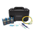 Cleerline SF-TKITE-200 Basic Li-Ion Fiber Testing Kit for Single-Mode and Multimode Fibers with Carrying Case