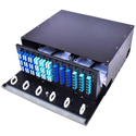Cleerline SSF-4RU-E12 4 RU 12 Termination Panel Rack Mount Fiber Distribution Unit