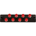 Cleerline SSF-ST08-MM-SM Plate (Black) ST MM/SM 8-Fiber Zirconia Ceramic Sleeve