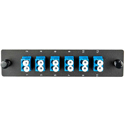 Cleerline SSF-LC12-SM-OS2 Plate (Blue) SM (OS1 & OS2) Duplex LC 12-Fiber Zirconia Ceramic Sleeve