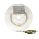 Cleerline SSF-CLRMMLSCSC-75 CLEERFIBER Clear Jacket Simplex Fiber Optic Patch Cord - SC Male to SC Male - 75 Foot