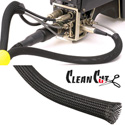 Techflex CCP0.38 3/8-Inch Flexo Clean Cut Fray-Resistant Expandable Braided Sleeving - Black - 100-Foot