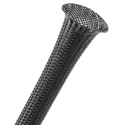 Techflex CCP0.50BK 1/4 To 3/4in Flexo Clean Cut Tubing - Black - 100-Foot