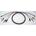 Photo of 6 Foot Dual Video / Dual Audio / Ethernet RJ45 Custom Snake Cable