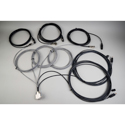 Custom Breakout Cable 25-Pin D-Sub Male to Three 15-Pin D-Sub Male with RJ45 & XLR Splits