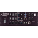 Custom 4RU Black Anodized Panel w/ RJ45 USB XLR BNC HDMI and Blank Punches - UDC Cab