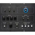 Photo of Custom  Panel WMAQ - 21.375x11.375 - 6320-EP - XLR/SDI/NETWORK - Black Anodized