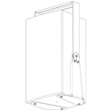 Community VB-VY8W Vertical Yoke for V2-8 - White