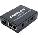 Camplex Fiber Media Converter Gigabit Ethernet 1000Base-T to 1000Base-SX/LX SFP