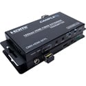 Camplex 18Gbps HDMI Over Fiber Extender with Audio Extracting