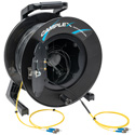 Photo of Camplex CMX-LTR02ST-1000 2-Channel ST Single Mode Indoor-Outdoor Fiber Optic Snake Reel - 1000 Foot