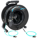 Photo of Camplex CMX-LTR02STM Rugged 2-Channel ST OM3 Multimode Indoor / Outdoor Fiber Optic Cable on Reel - 750 Foot